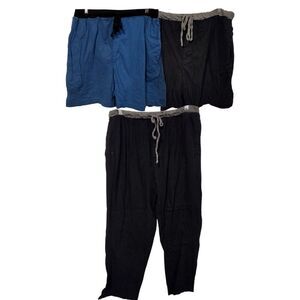 Hanes Men's Lounge Pants and Shorts Set of three